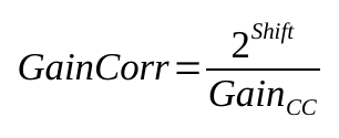 Multiplier Gain Correction